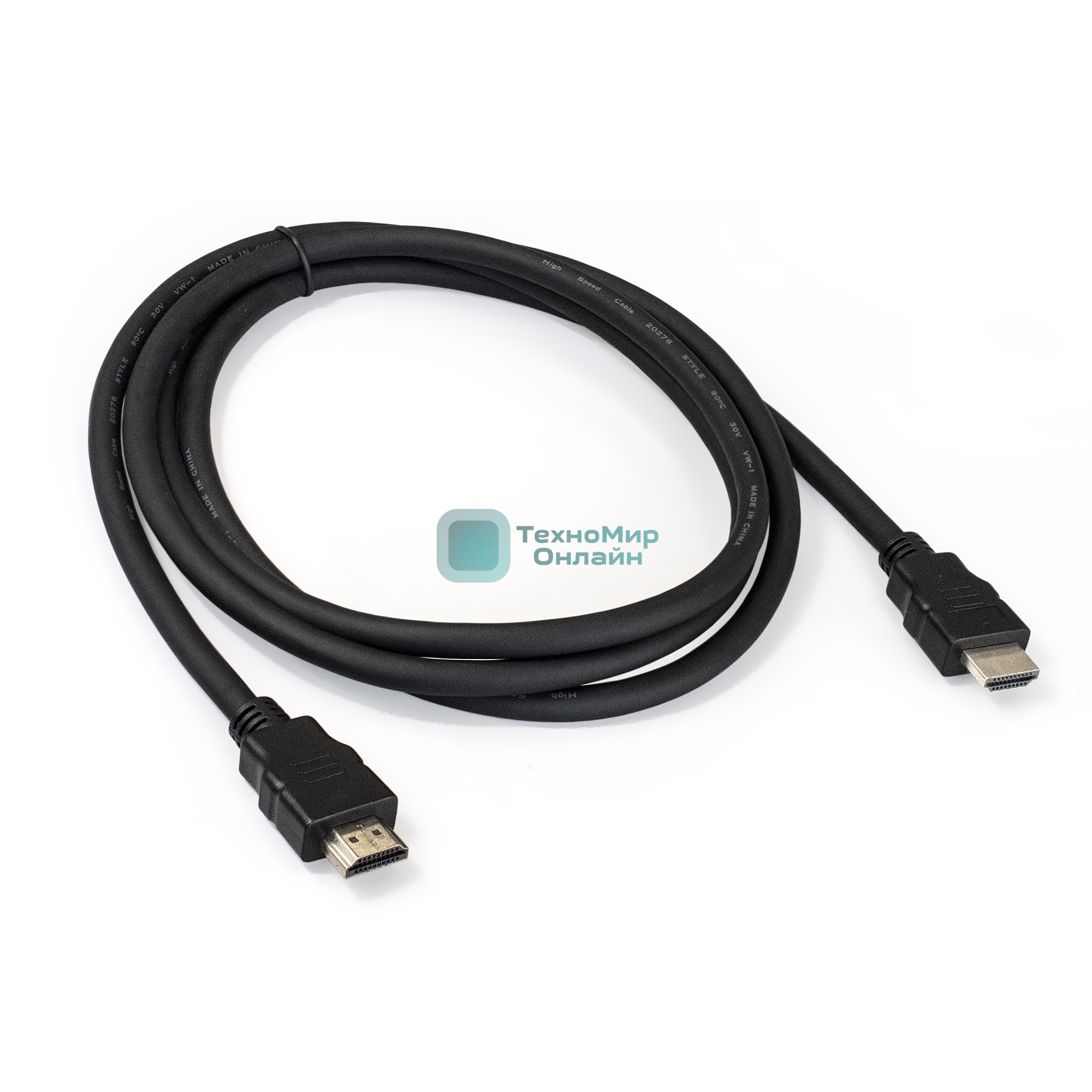 Кабель HDMI ExeGate EX287730RUS EX-CC-HDMI2-1.8 (19M/19M, v2.0, 1,8м, 4K UHD, Ethernet, позолоченные контакты)