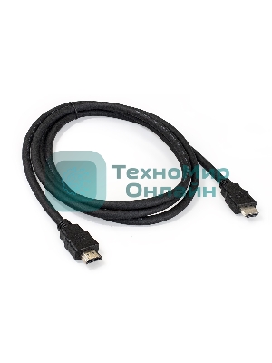 Кабель HDMI ExeGate EX287730RUS EX-CC-HDMI2-1.8 (19M/19M, v2.0, 1,8м, 4K UHD, Ethernet, позолоченные контакты)