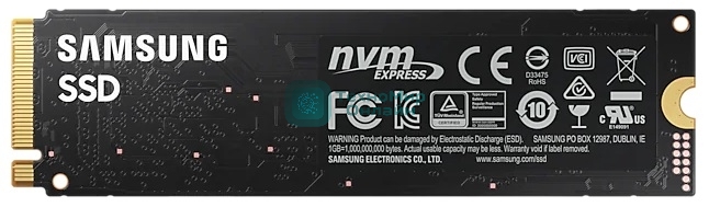 Накопитель SSD Samsung 980 MZ-V8V500BW, 500Gb, PCIe 3.0 x4, M.2 2280, NVMe, R/W 3100/2600