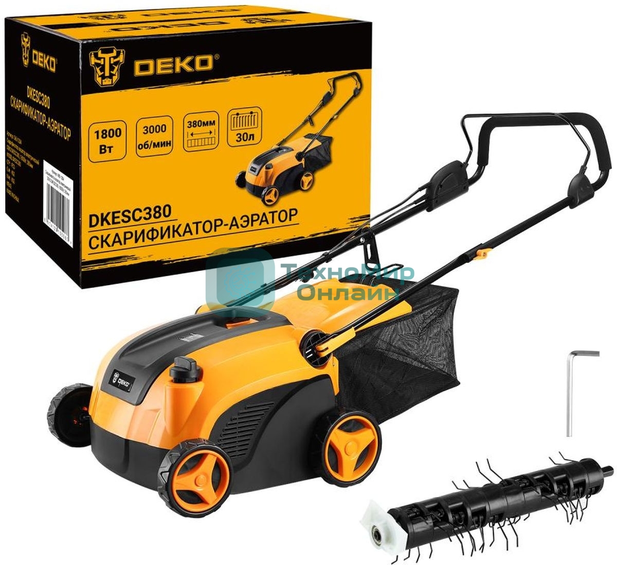 Скарификатор Deko DKESC380 электр. 1800Вт 3000об/мин (065-1204)