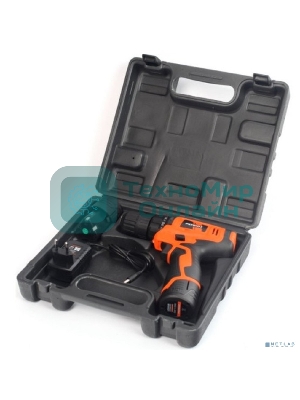 Дрель-шуруповерт Patriot BR 104Li, 12 В, 1,5 Ач, 20 Нм, щеточный