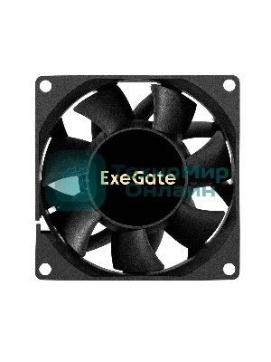 Вентилятор 24В DC ExeGate EX08038S2P-24 (80x80x38 мм, Sleeve bearing (подшипник скольжения), 2pin, 4500RPM, 43dBA)