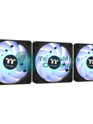 Комплект вентиляторов для корпуса Thermaltake CT120 (2 шт.) черный, 120 мм, 2000 об/мин, 25.8 дБ, 4 pin