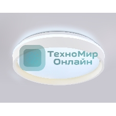 Светодиодный светильник RGB Ambrella light FZ601 WH/GD белый/золото IP20 46W 3000K-6500K+RGB D390*80 (ПДУ ИК)