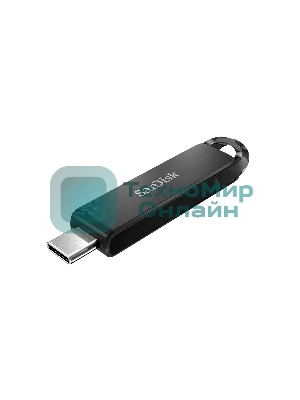 Флешка USB Sandisk CZ460 Ultra (SDCZ460-128G-G46), 128Gb, USB Type-C, R/W 150/30, черный