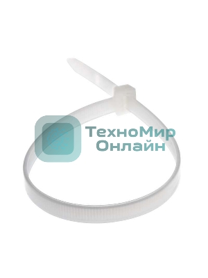 Хомут кабельный Rexant 7.6х300 нейл. белый (уп. 100 шт)