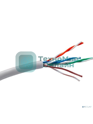 Кабель Exegate UTP 4 EX261518RUS пары кат.5e Exegate Special CCA, бухта 305м, серый, PVC