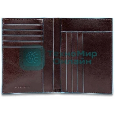 Кошелек мужской Piquadro Blue Square PU1393B2/MO, натур.кожа, красное дерево