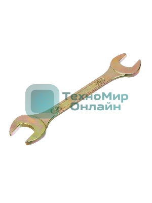 Набор ключей рожковых Сибртех 6-22 мм, 8 шт, желтый цинк Сибрех