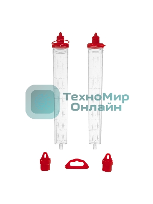 Гидроуровень Matrix удлиненная колба, рельефная градуировка, 10 м