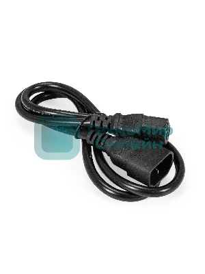 Кабель питания ExeGate Special EC-1S (C13->C14, 3*1.0мм2, CCA, черный, 1 м)