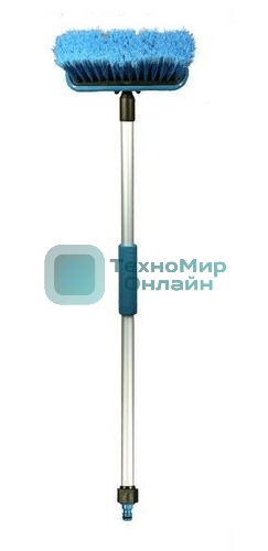 Щетка BLACK&BLUE ВВ601 для мытья алюминиевая проточная ручка, 69 см 39791