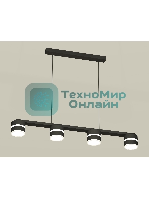 Светильник Ambrella light XB9152203/4 SBK/FR черный песок/белый матовый GX53 (C9152, N8445)