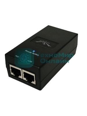 Сетевое оборудование UBIQUITI POE-15-12W(EU) блок питания с PoE, 220 VAC -> 15VDC, 0,8A - для абонентов