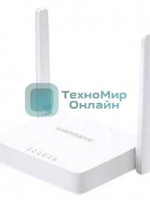 Маршрутизатор Mercusys MW305R Wi-Fi роутер 300 Мбит/с 2,4 ГГц, 1 порт WAN 10/100 Мбит/с + 4 порта LAN 10/100 Мбит/с, 2 фиксированные антенны