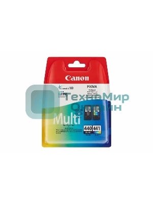Картридж струйный Canon PG-440/CL-441 5219B005 черный/трехцветный x2уп. для Canon MG2140/MG3140 (180 стр.)