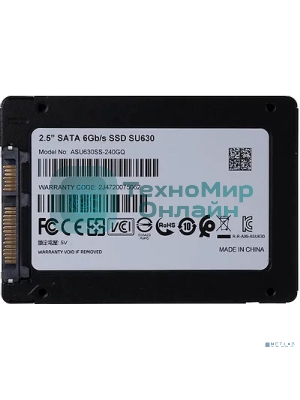 Накопитель SSD ADATA SU630, 240Gb, SATA III, 2.5