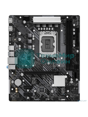 Материнская плата ASRock B760M-H2/M.2, LGA 1700, Intel B760, 2xDDR5, 4xSATA, 2xM.2, 1xPCIe 4.0 x16, 2xPCIe x1, 2xHDMI, 1x2.5Gb LAN, 2xUSB-A 3.2 Gen 1, 3xUSB 2.0, 3x3.5 мм, 7.1, mATX
