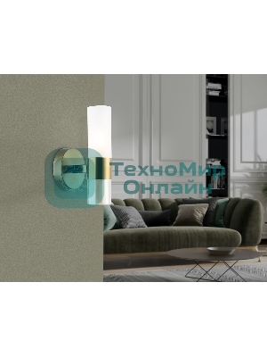 Настенный светильник Ambrella light LH55116 BS/FR/TI латунь/белый матовый/янтарь E14 max 40W 130*100*225
