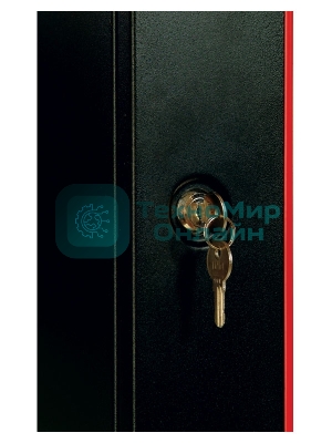 Шкаф настенный ЦМО ШРН-Э-18.500 18U 600x520мм пер.дв.стекл несъемные бок.пан. серый