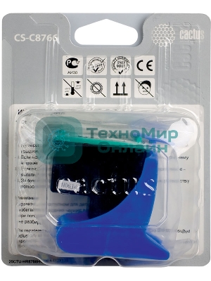 Картридж струйный Cactus CS-C8766 №135 многоцветный (18 мл) для HP DJ 5743/6543/6843/DJ 6213/7313/7413/6313/7213/7313/7413/K7103/PS 2573/2613/2713/8053/8153/8453/8753/D5063/Pro B8353