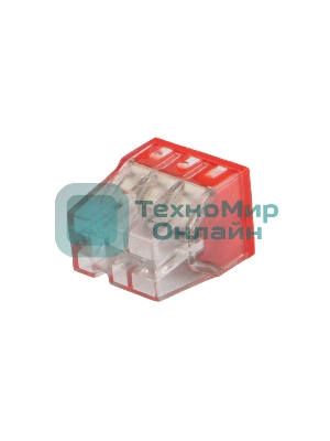 Экспресс-клемма с пастой Rexant СМК 2273-246, 6-проводная 0.5-2.5 мм², прозрачная (100 шт./уп.)