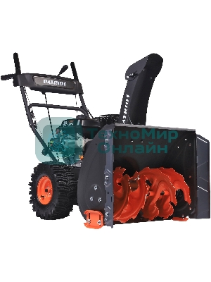 Снегоуборщик PATRIOT PS 707 E, Двигатель 7л.с до -25 °С; 212 сс; Стартер ручной/220V; LED-фара, Панель c увеличенным диапазоном скоростей 6 вперед/2 назад; Ширина ковша 610мм +100(26