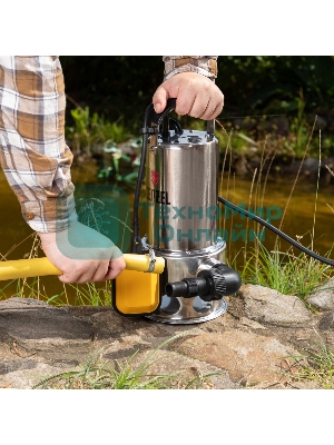 Насос Denzel DP1100X дренажный 1100Вт подъем 11м 15500л/ч