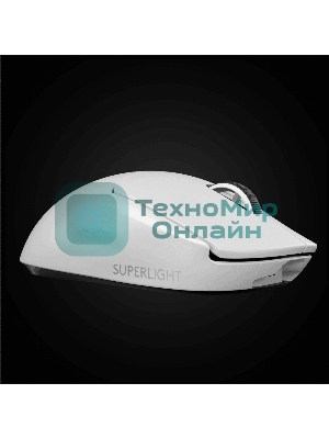 Мышь беспроводная Logitech G PRO X SUPERLIGHT белый, 25600 dpi, радиоканал, USB, кнопки - 5