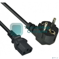 Кабель питания ExeGate PC-1,2 OfficePC 450W (Евровилка Schuko->С13) VDE-250V черный, 1.2м