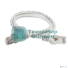 Коммутационный шнур (патч-корд) ITK PC01-C5EFL-3M, cat.5e FTP, LSZH, 3м, серый