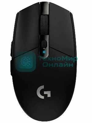 Мышь беспроводная Logitech G304 Lightspeed черный, 12000 dpi, радиоканал, USB, кнопки - 6