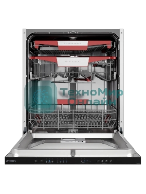 Встраиваемая посудомоечная машина Kuppersberg GLM 6081, черный, 59.8 см, 14 компл., 49 дБ, класс A+++