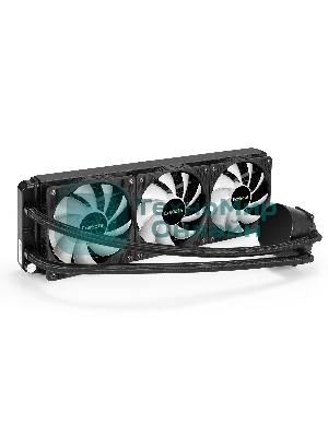 Система жидкостного охлаждения ExeGate BlackWater-360.PWM.RGb черный, 120 мм, алюминий/медь, 2000 об/мин, 37 дБ, 4 pin, 280 Вт