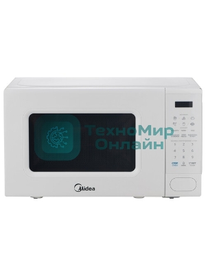 Микроволновая печь Midea EM720C2PR-W белый, 20 л, 700 Вт, переключатели - сенсор