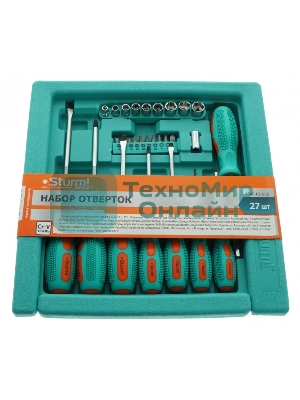 Набор отверток Sturm! 1040-02-SS5, 27 ПРЕДМЕТОВ КЕЙС-ДИСПЛЕЙ