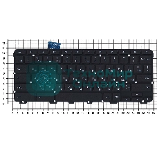 Клавиатура для ноутбука Lenovo Chromebook N22 черная без рамки