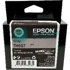 Картридж струйный серый Epson T46S7 для SC-P700