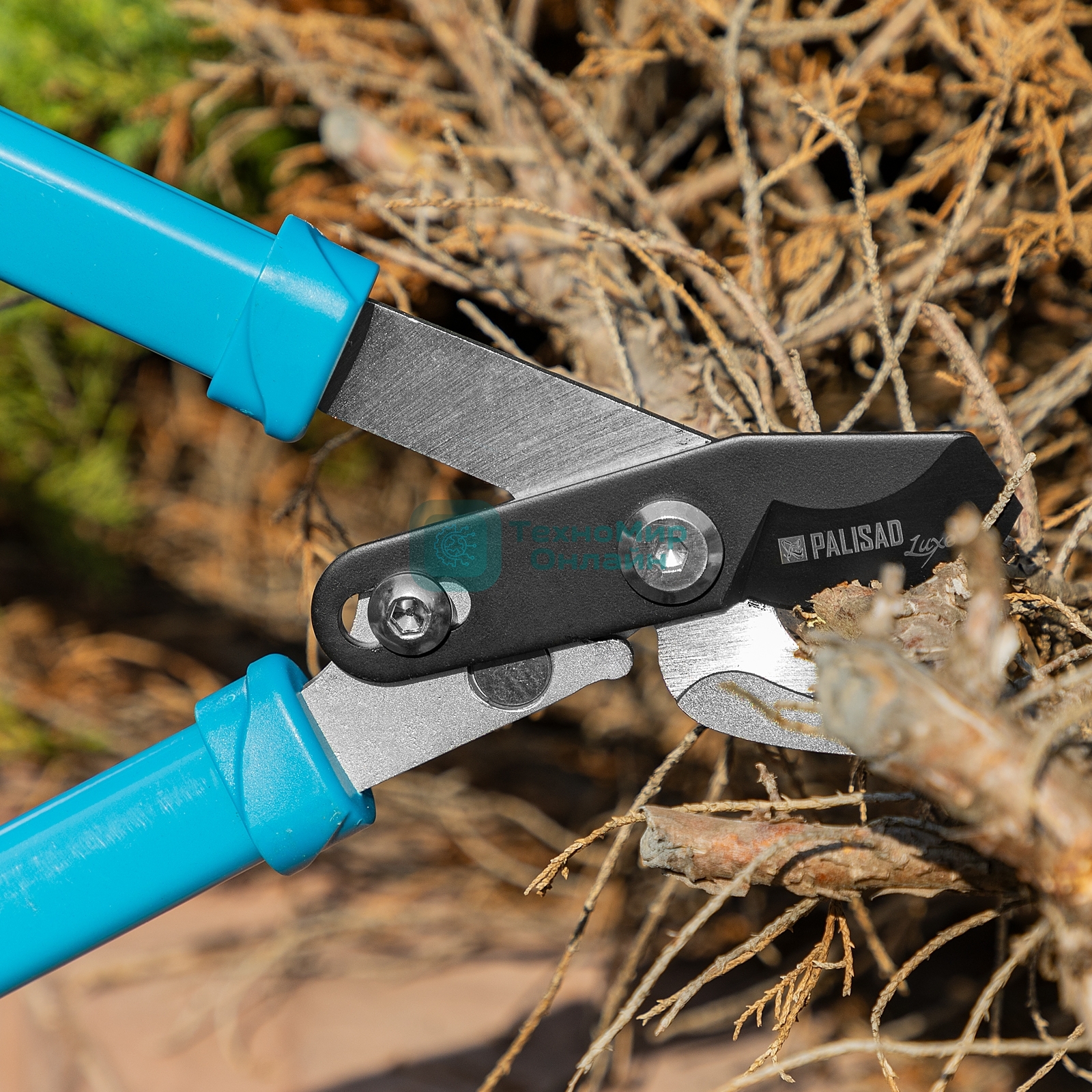 Сучкорез прямого реза LUXE Palisad 610 мм, двухрычажный механизм, двухкомпонентные рукоятки