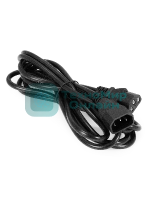 Кабель питания ExeGate Special EC-3S (C13->C14, 3*1.0мм2, CCA, черный, 3 м)