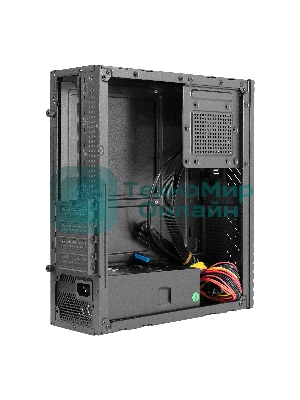 Компьютерный корпус Desktop ExeGate MI-302U-400 (mATX/mini-ITX, TPS400 8см, 1хUSB+1хUSB 3.0, HD аудио, черный)