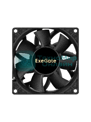 Вентилятор 24В DC ExeGate EX09238B2P-24 (92x92x38 мм, 2-Ball (двойной шарикоподшипник), 2pin, 5000RPM, 56dBA)