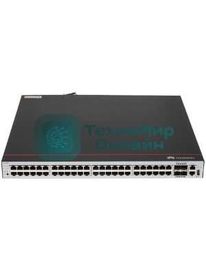 Коммутатор Huawei S310-48T4S L2+ (static route), 48*10/100/1000BASE-T ports, 4*GE SFP ports,
