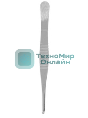 Пинцет прямой Rexant 120 мм (блистер)