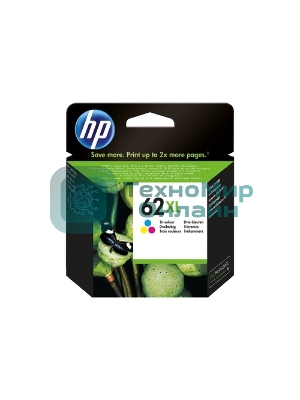 Картридж струйный HP 62XL C2P07AE многоцветный (415стр.) для HP OJ 200