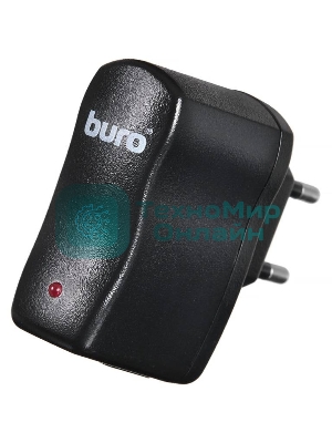 Сетевое зарядное устройство Buro XCJ-021-1A 1A универсальное черный