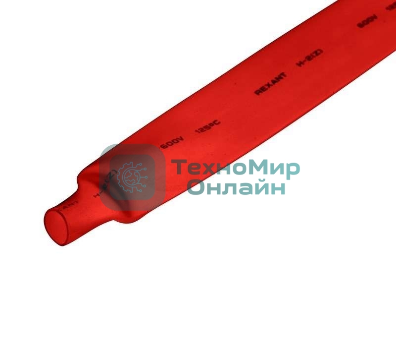 Трубка термоусадочная Rexant 24-0004 40.0/20.0 1 м красный
