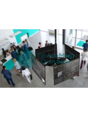 Потолочный кронштейн ONKRON CPRO2L-4 для 4 телевизоров 32”- 55