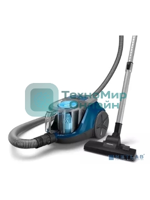 Пылесос Philips XB2022/01 темно-синий, 360/1800 Вт, уборка сухая, пылесборник контейнер 1.3 л