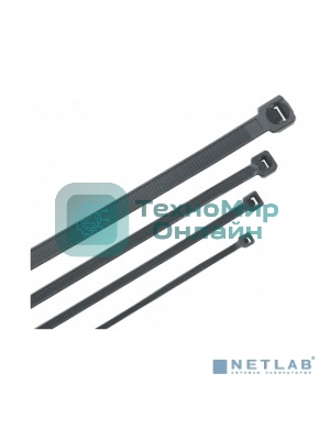 Хомут IEK UHH33-D048-300-100-K02 морозостойкий Хкм 4,8х300мм черный (100шт)